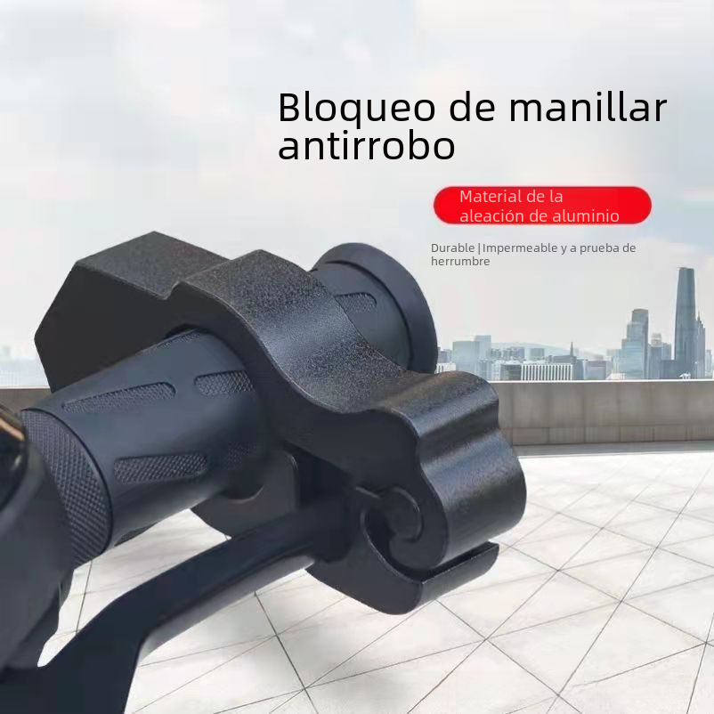 Universal CNC Handle Lock for Motorcycles and E-Bikes