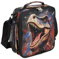 Lunch Box for Kids Girls Boys Scary Dinosaur Lunch Bags for Teens Freezable Insulated Lunch boxes for School Picnic Cooler Tote Bag with Adjustable Shoulder Strap