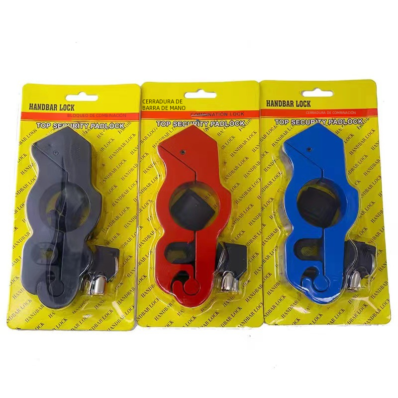 Universal CNC Handle Lock for Motorcycles and E-Bikes