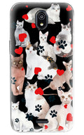 RWUTYTIUL Case for Nokia C100 6.1" Nokia C100 Phone Case for Women Men Transparent Soft TPU Flexible Shockproof Protective Clear Case for Nokia C100 Cat