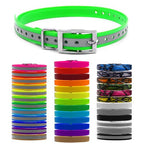 Outdoor Dog Supplys 3/4" Mini Replacement Dog Collars for Remote Trainers ECollars and More (Burgundy)