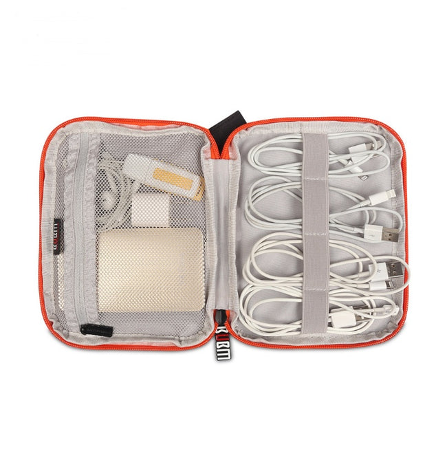Compatible with Apple, BUBM Travel Universal Cable Organizer Electronics Accessories Cases Gadget Bag For USB, Phone, Charger and Cable, Fit for ipad Main Image