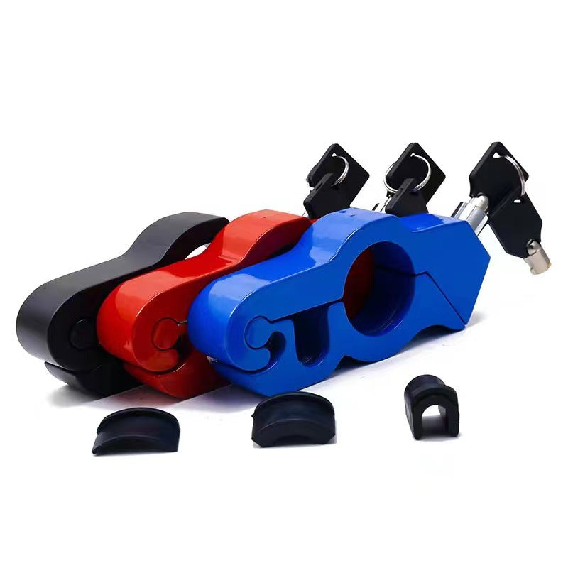 Universal CNC Handle Lock for Motorcycles and E-Bikes