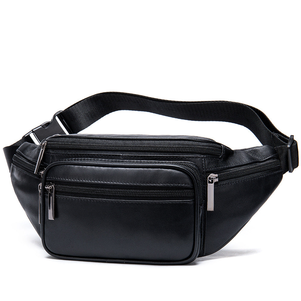 Black Sheepskin Bag for Mobile Phones