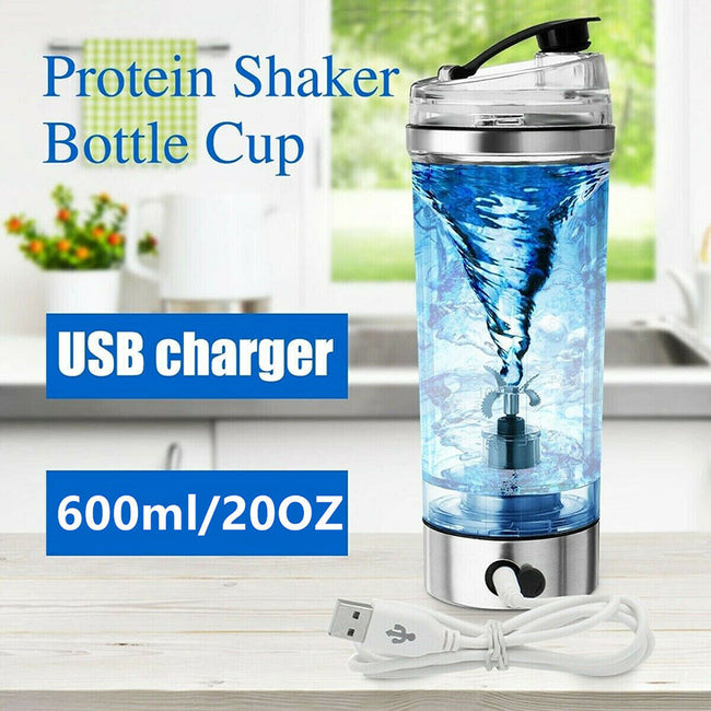 Electric Protein Shake Stirrer USB Shake Bottle Milk Coffee Blender Kettle Sports And Fitness Charging Electric Shaker Cup Main Image