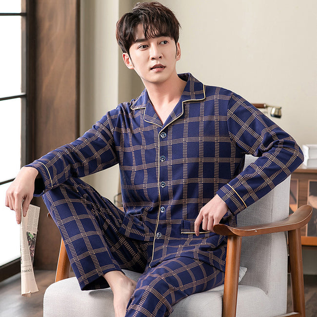Cardigan Can Be Worn Outside Dad Wear Homewear Suit Main Image