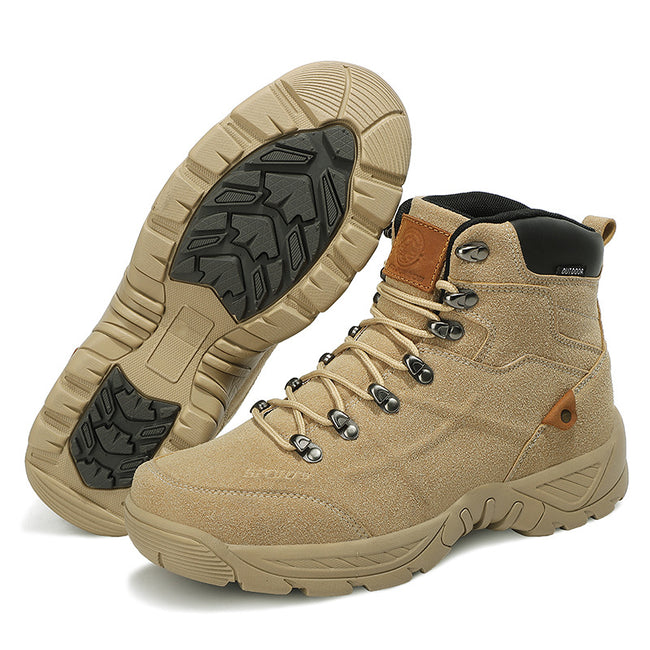 Men's Middle High Top Autumn And Winter Mountaineering Plus Size Hiking Boots Main Image