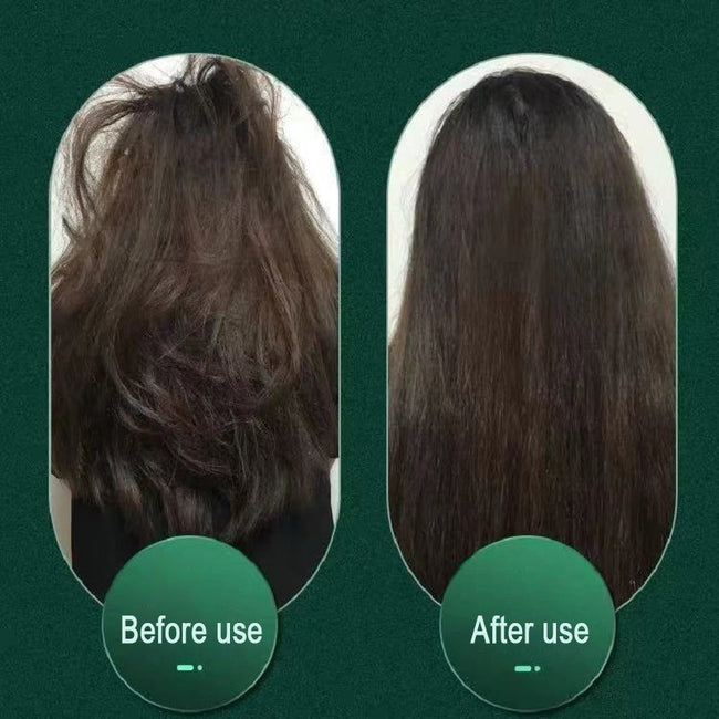New 2 In 1 Hair Straightener Hot Comb Negative Ion Curling Tong Dual-purpose Electric Hair Brush Main Image